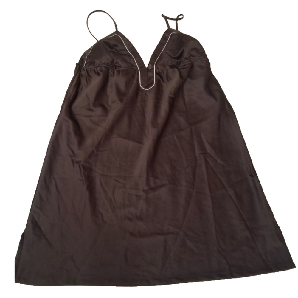 Barefoot Dreams Silky Satin Chemise - Brown